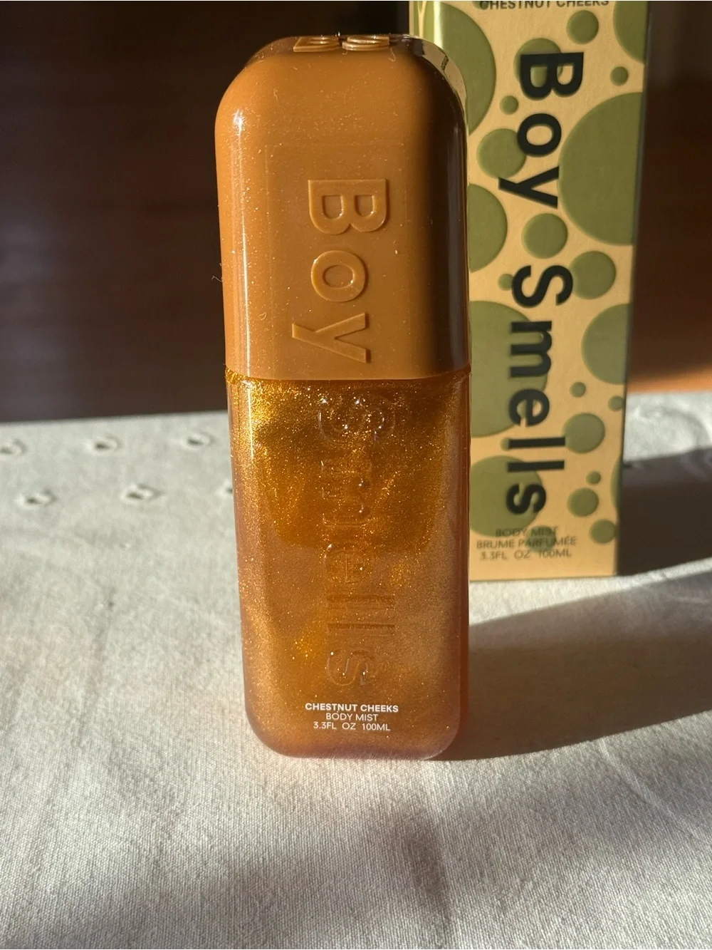 Boy Smells Chestnut Cheeks Shimmer Body Mist 3.3 oz 100ml New in Box